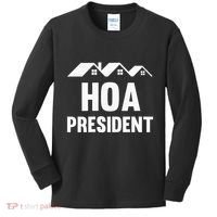 Hoa President Funny Homeowners Association Kids Long Sleeve Shirt thumb 0