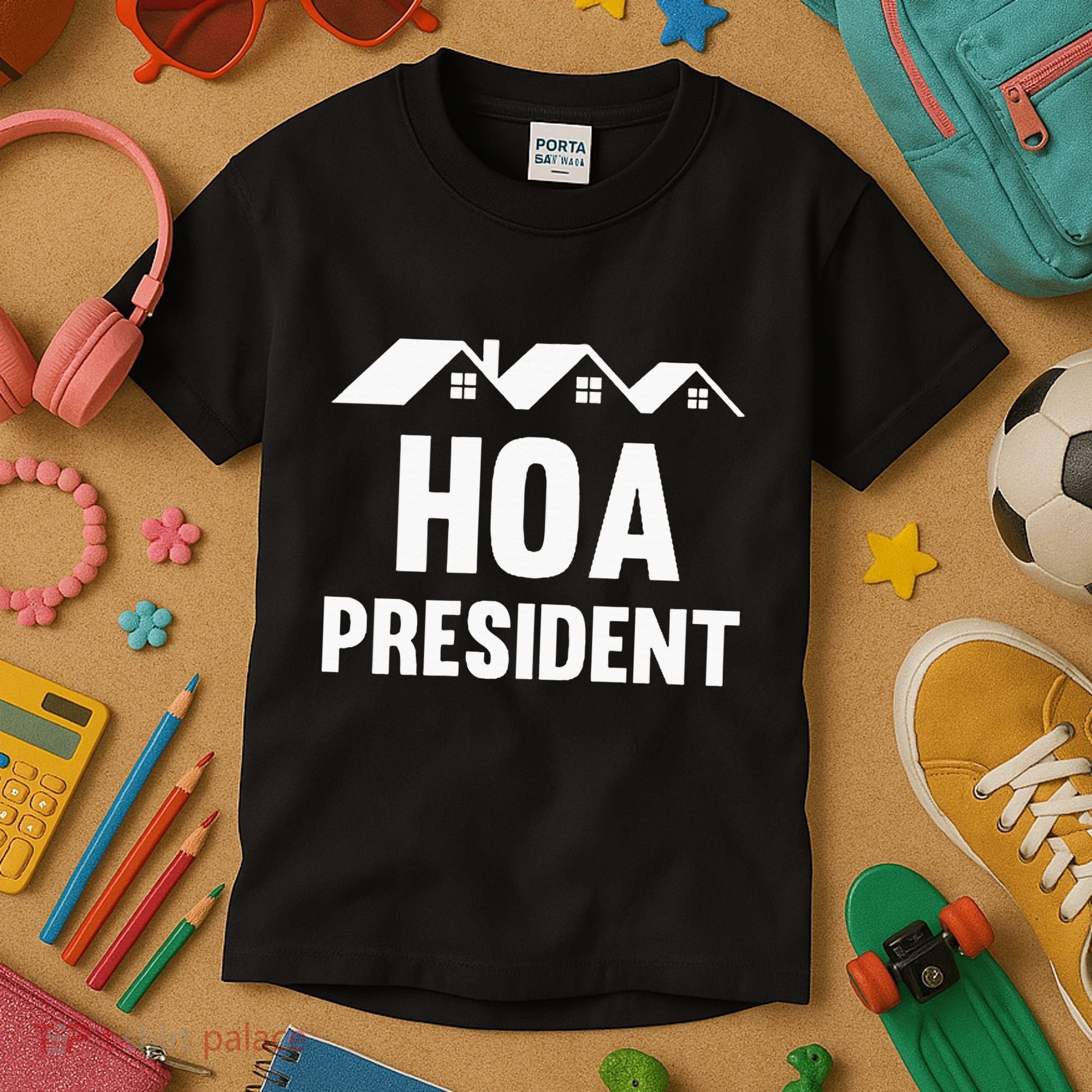 Hoa President Funny Homeowners Association Kids T-Shirt
