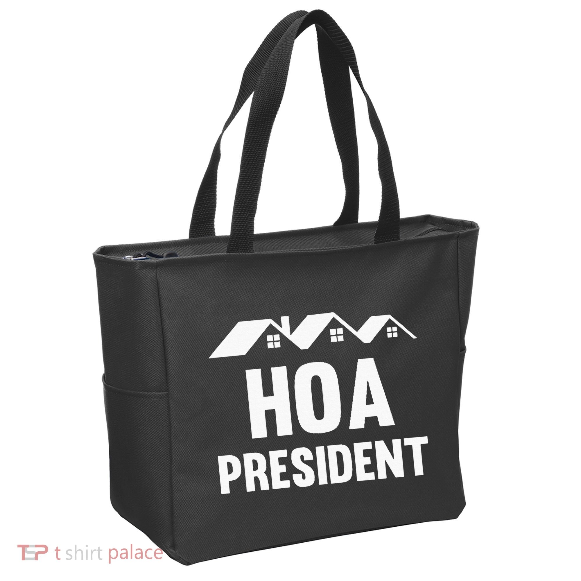 Hoa President Funny Homeowners Association Tote Bag
