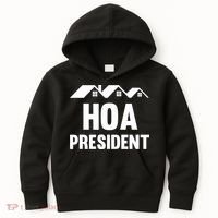 HOA President Funny Homeowners Association Kids Hoodie thumb 0