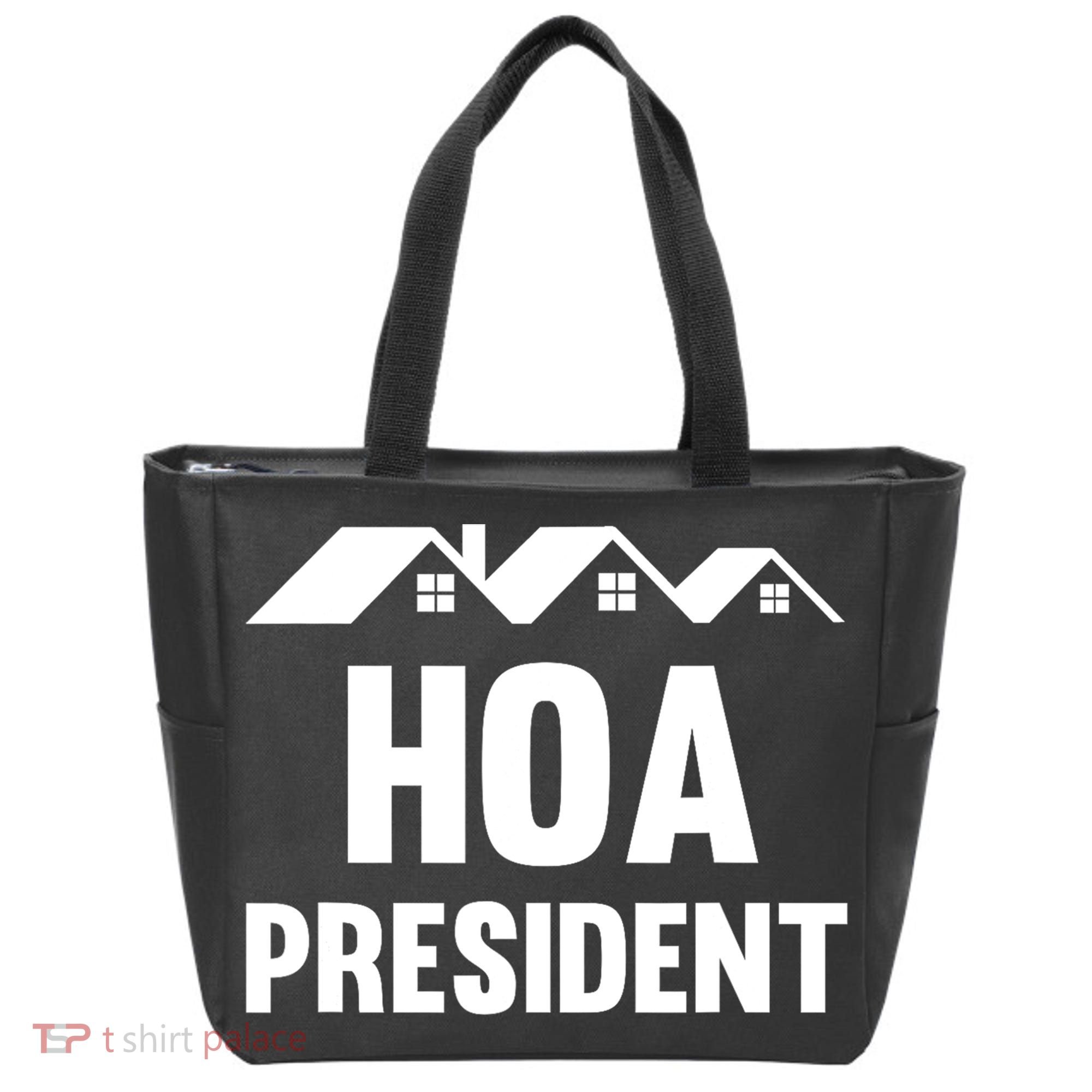 HOA President Funny Homeowners Association Tote Bag