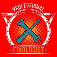 Handyman Professional Fixologist for Funny Repairman Team  Santa Hat thumb 1
