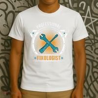 Handyman Professional Fixologist for Funny Repairman Team  T-Shirt thumb 3