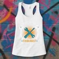 Handyman Professional Fixologist for Funny Repairman Team  Women's Tank Top thumb 3