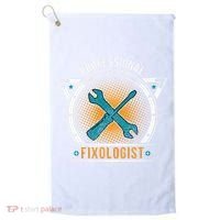 Handyman Professional Fixologist for Funny Repairman Team  Golf Towel thumb 0