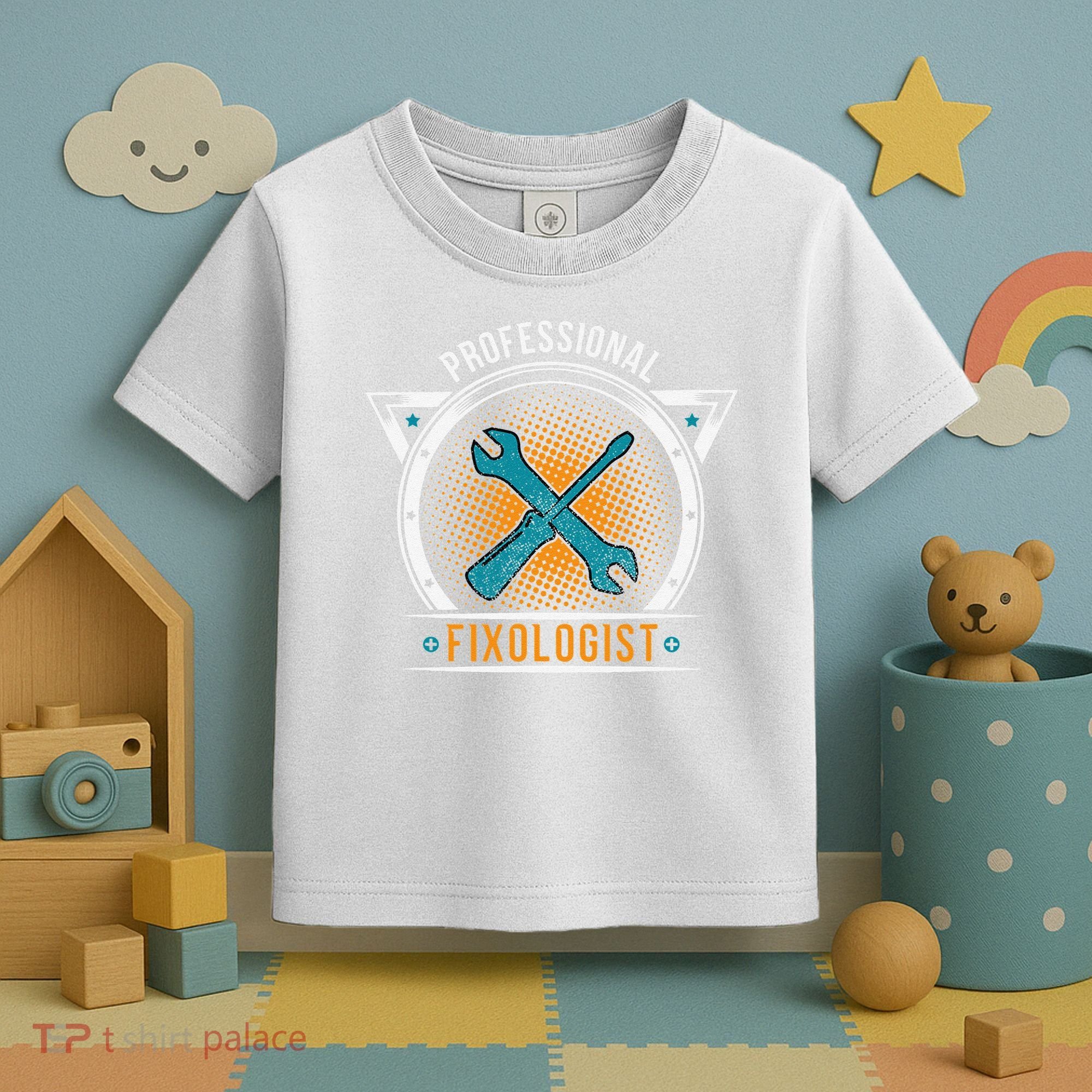 Handyman Professional Fixologist for Funny Repairman Team  Toddler T-Shirt