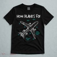 How Planes Fly Aerospace Engineer Aeronautical Engineering T-Shirt thumb 5