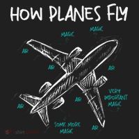 How Planes Fly Aerospace Engineer Aeronautical Engineering Golf Towel thumb 3
