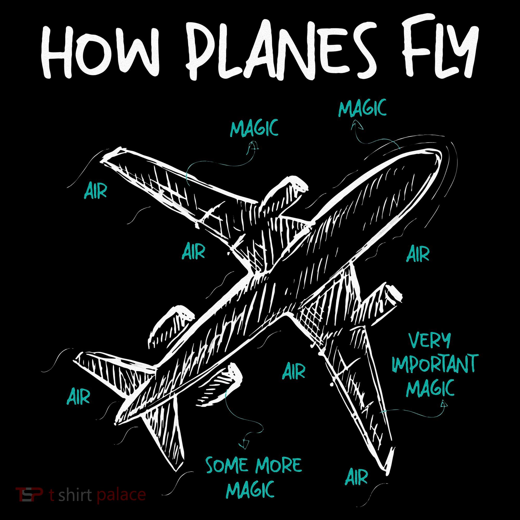 How Planes Fly Aerospace Engineer Aeronautical Engineering Women's Long Sleeve Shirt