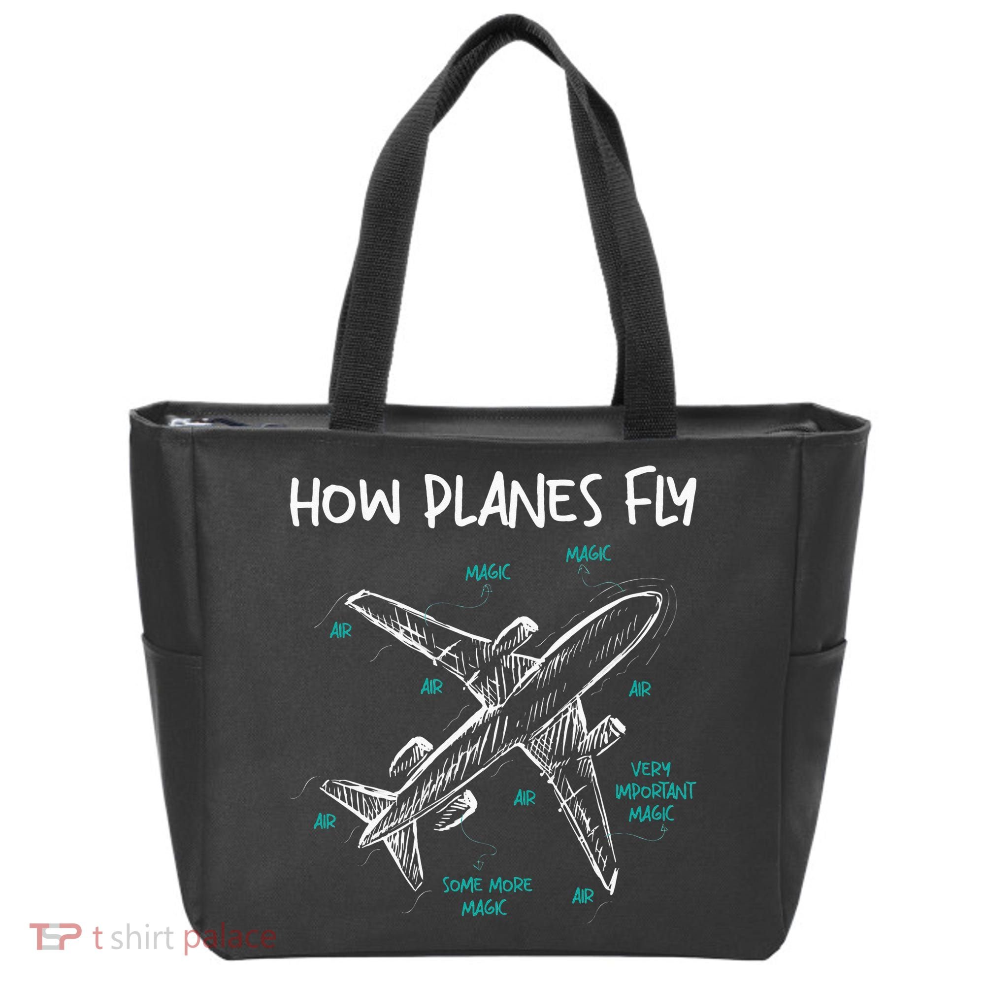 How Planes Fly Aerospace Engineer Aeronautical Engineering Tote Bag