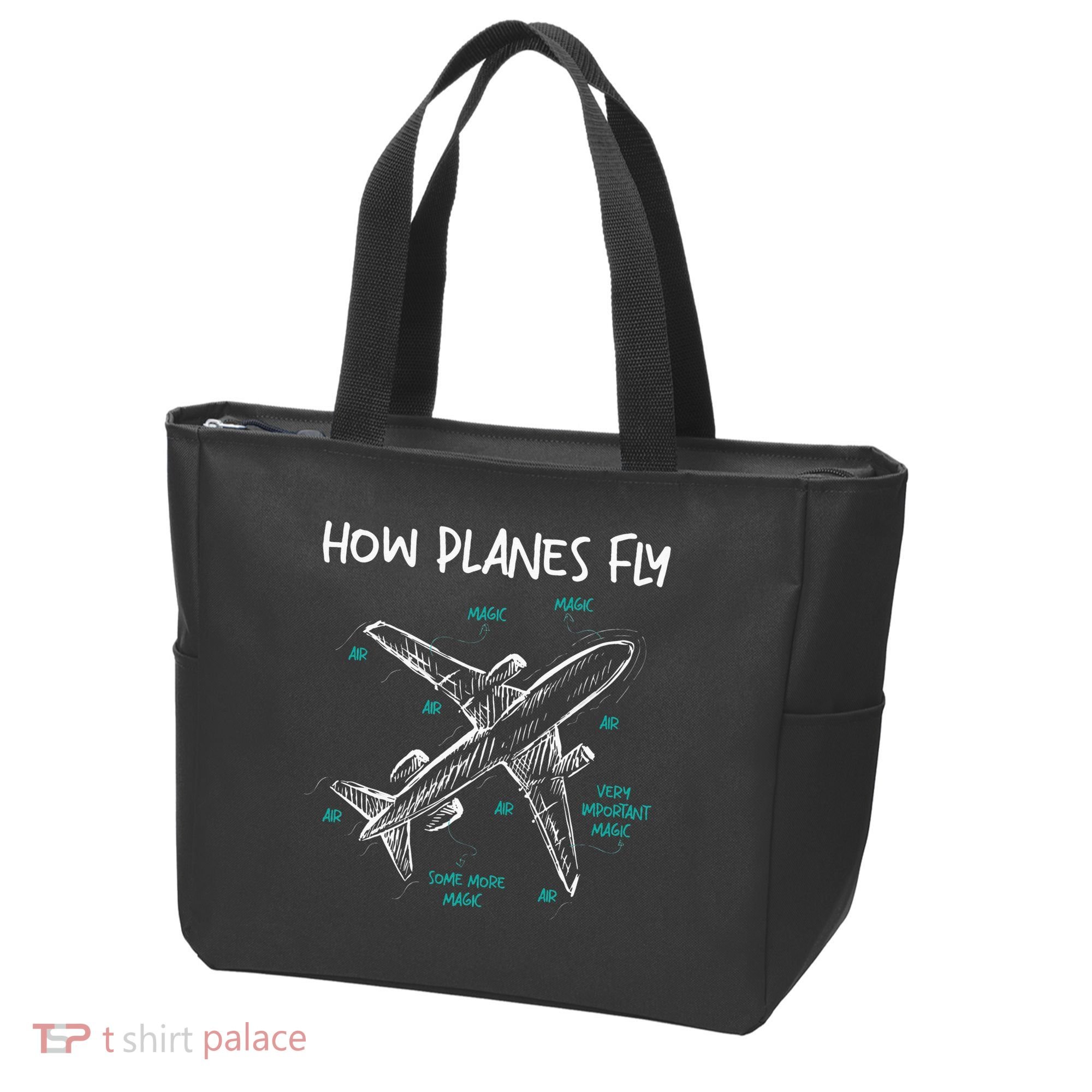 How Planes Fly Aerospace Engineer Aeronautical Engineering Tote Bag