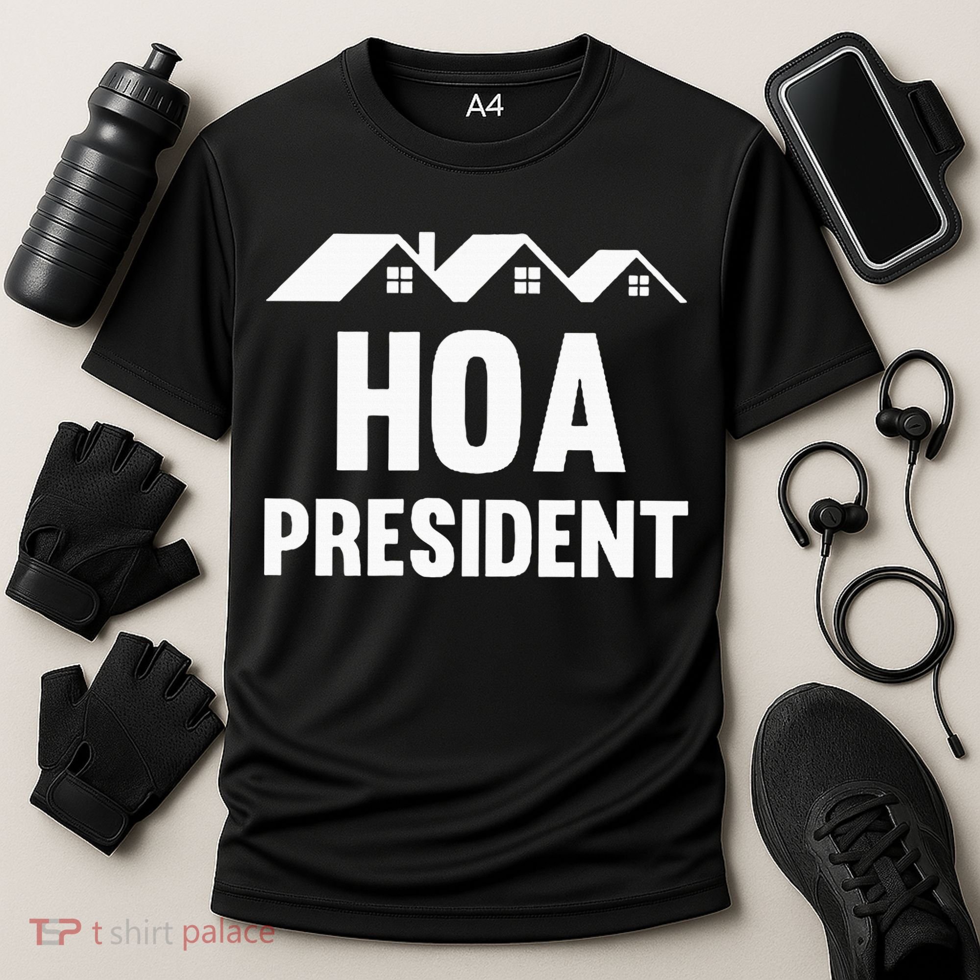 Hoa President Funny Homeowners Association Funny Hoa Cooling Performance Crew T-Shirt