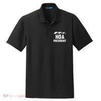 Hoa President Funny Homeowners Association Funny Hoa Dry Zone Grid Polo thumb 0