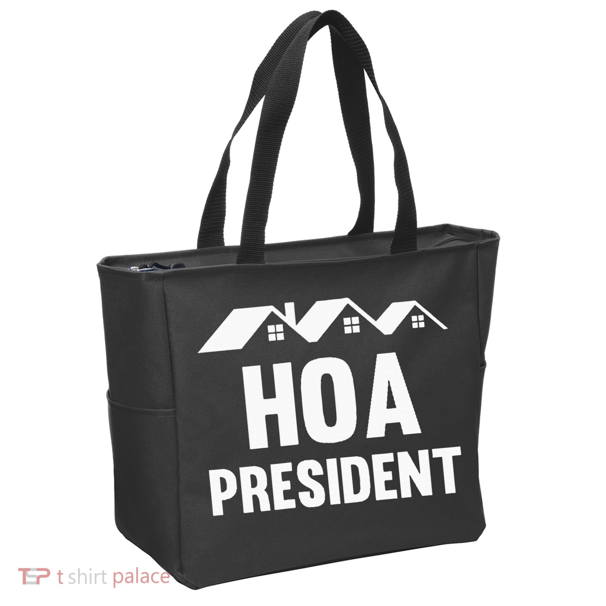Hoa President Funny Homeowners Association Funny Hoa Tote Bag