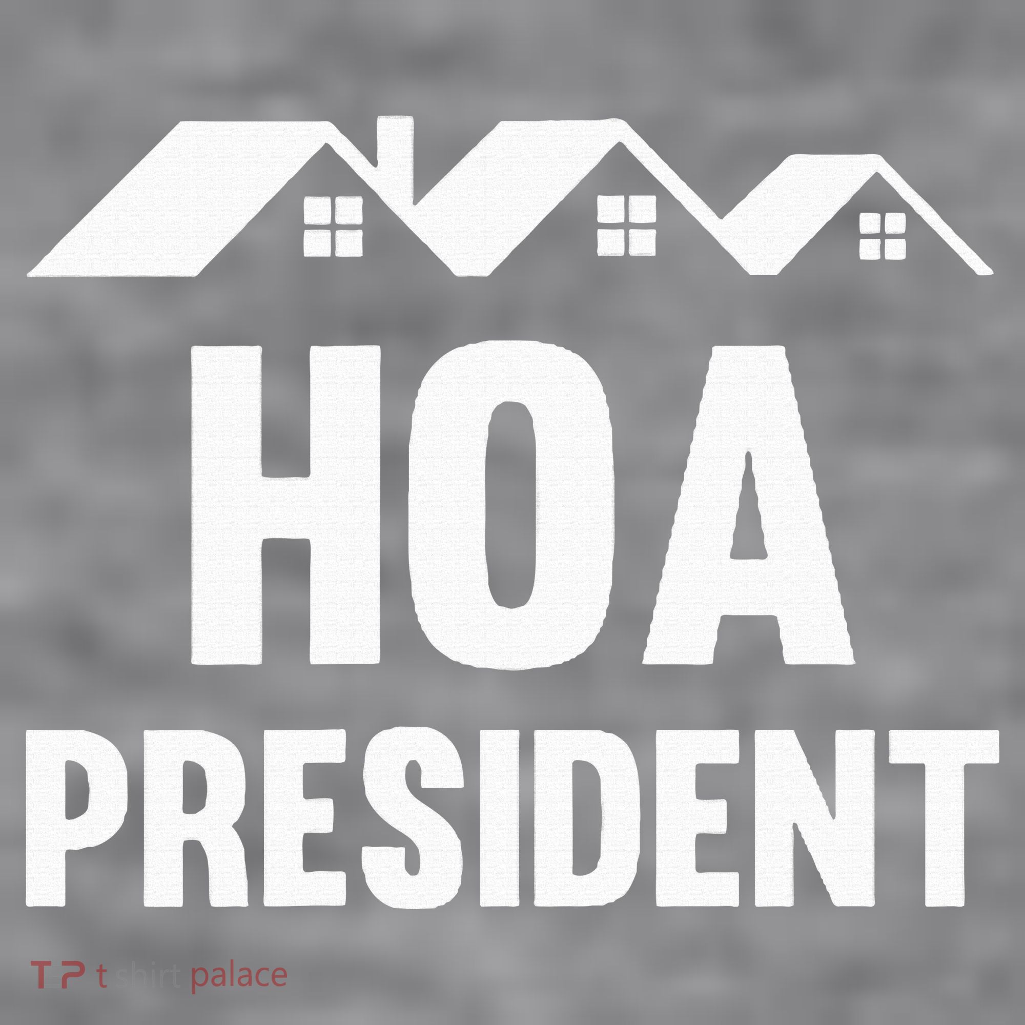Hoa President Funny Homeowners Association Funny Hoa Women's Racerback Cropped Tank