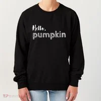 Hello Pumpkin Fall Inspired Autumn Gift Women's Sweatshirt thumb 0