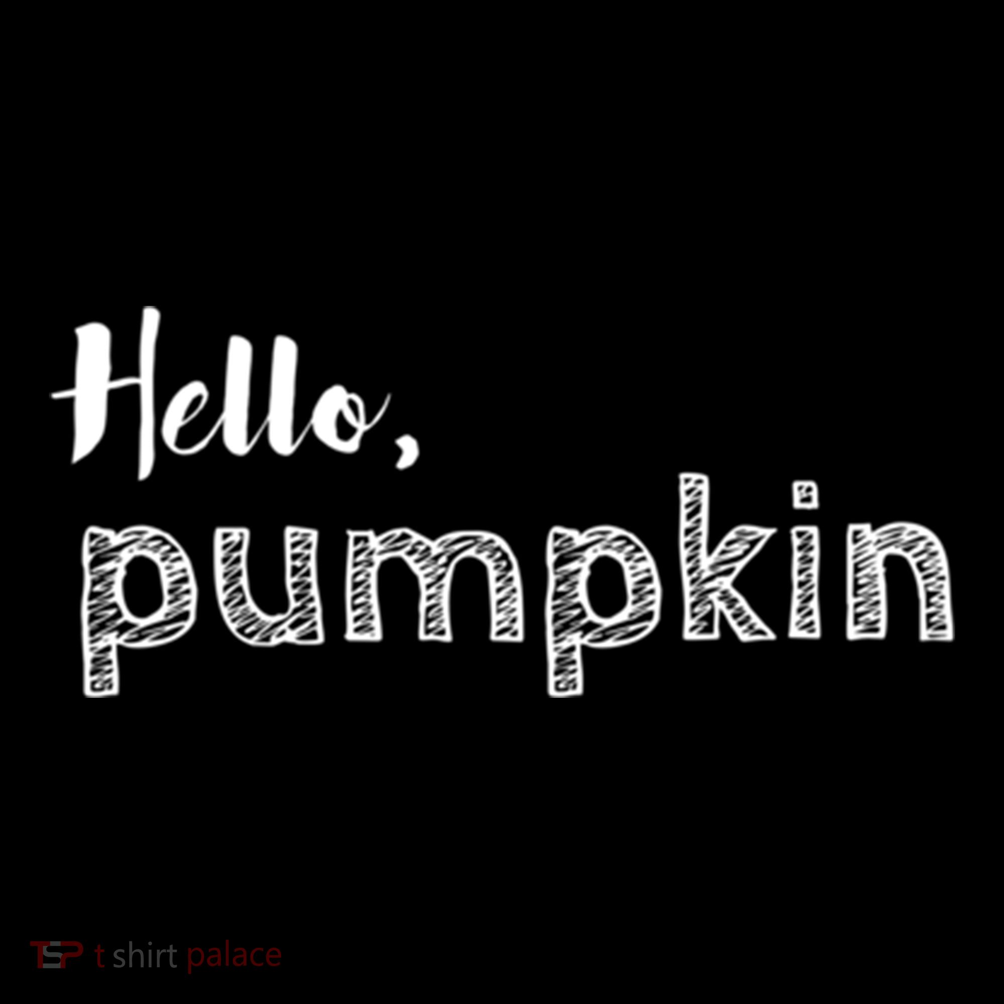 Hello Pumpkin Fall Inspired Autumn Gift USA-Made Doggie Bandana