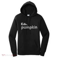 Hello Pumpkin Fall Inspired Autumn Gift Women's Hoodie thumb 0