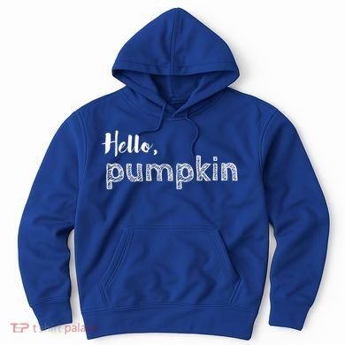 Hello Pumpkin Fall Inspired Autumn Gift Hoodie