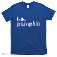 Hello Pumpkin Fall Inspired Autumn Gift T-Shirt thumb 0
