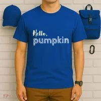 Hello Pumpkin Fall Inspired Autumn Gift T-Shirt thumb 6