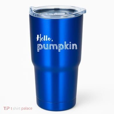 Hello Pumpkin Fall Inspired Autumn Gift Tumbler