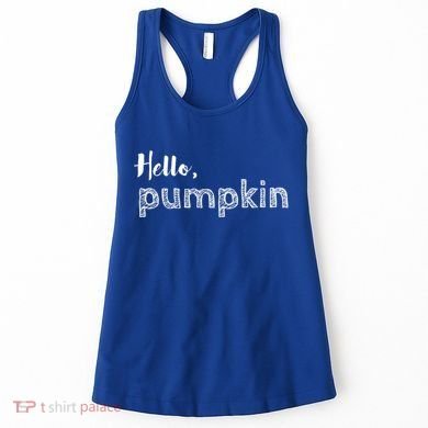 Hello Pumpkin Fall Inspired Autumn Gift Women's Tank Top