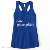 Hello Pumpkin Fall Inspired Autumn Gift Women's Tank Top thumb 0