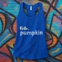 Hello Pumpkin Fall Inspired Autumn Gift Women's Tank Top thumb 3
