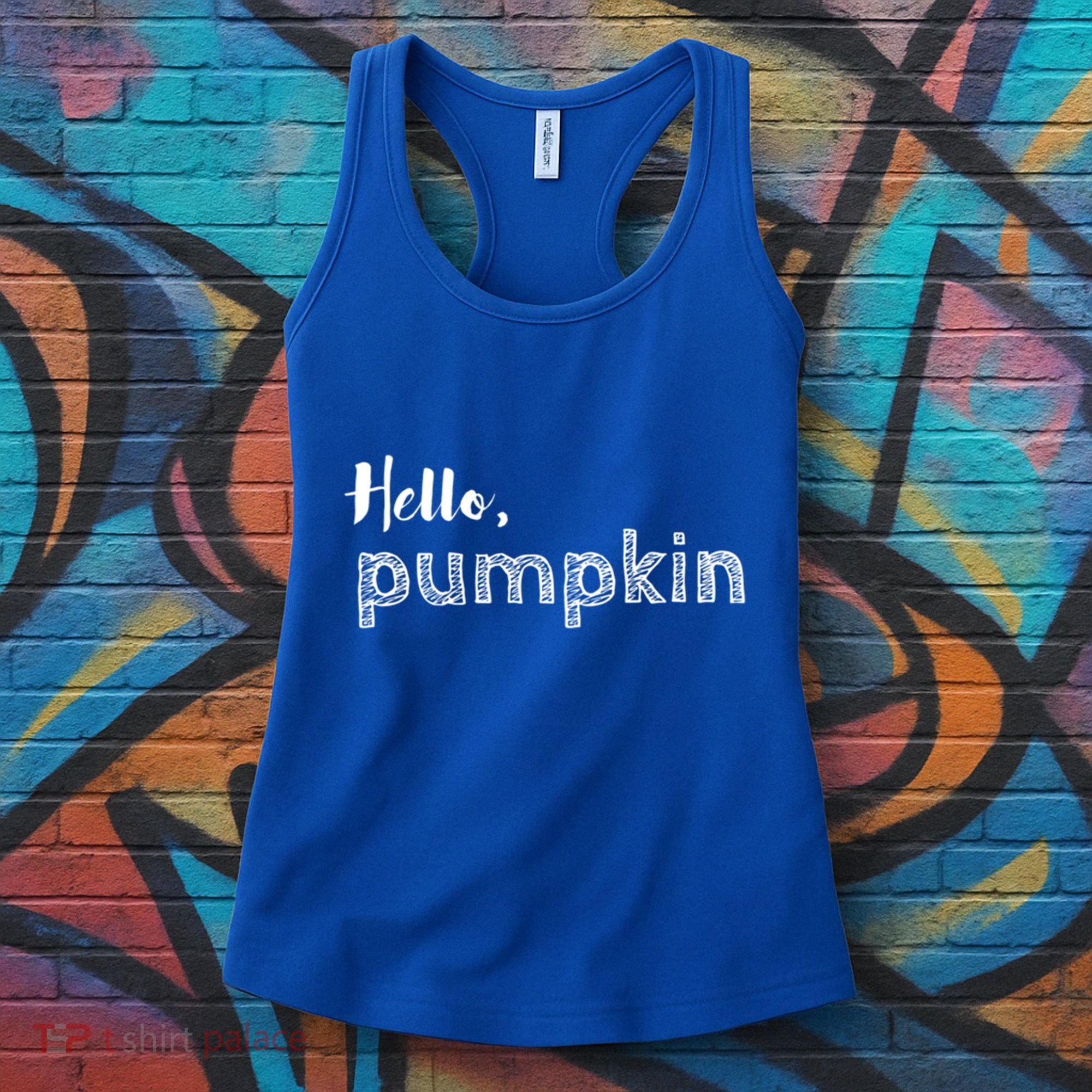 Hello Pumpkin Fall Inspired Autumn Gift Women's Tank Top