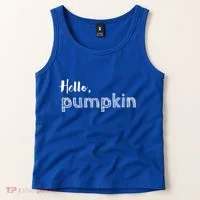 Hello Pumpkin Fall Inspired Autumn Gift Tank Top thumb 2