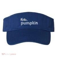 Hello Pumpkin Fall Inspired Autumn Gift Visor thumb 0