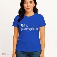 Hello Pumpkin Fall Inspired Autumn Gift Women's T-Shirt thumb 4