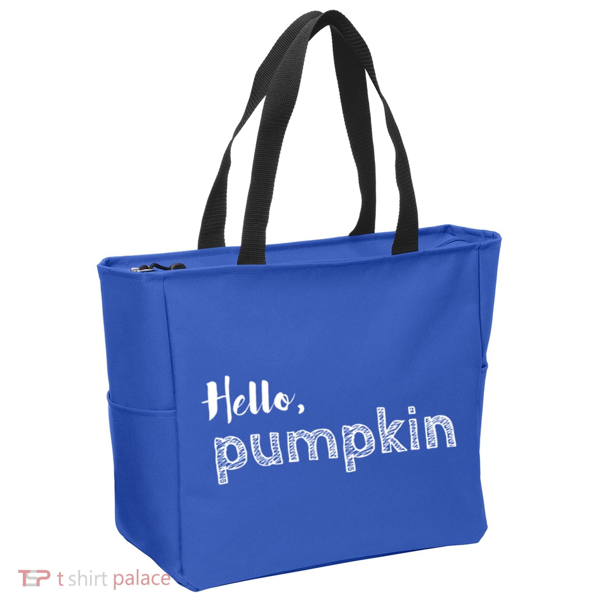 Hello Pumpkin Fall Inspired Autumn Gift Tote Bag