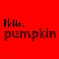 Hello Pumpkin Fall Inspired Autumn Gift Santa Hat thumb 1