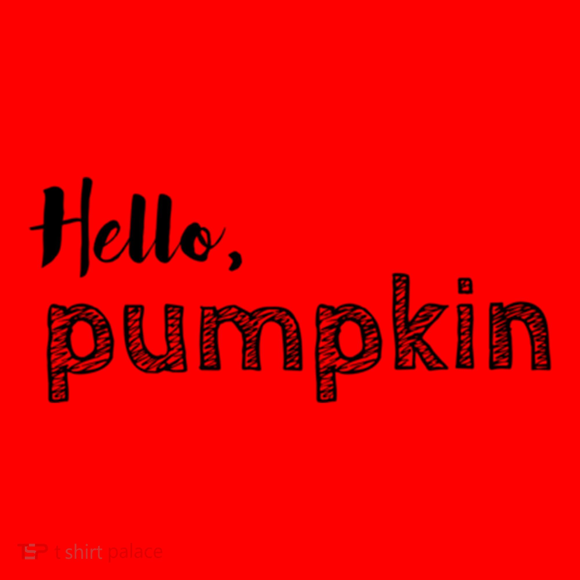 Hello Pumpkin Fall Inspired Autumn Gift Santa Hat
