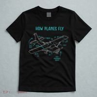 How Planes Fly Airline Pilot Aviation Aircraft Lover T-Shirt thumb 5