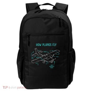 How Planes Fly Airline Pilot Aviation Aircraft Lover Backpack
