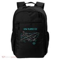 How Planes Fly Airline Pilot Aviation Aircraft Lover Backpack thumb 0