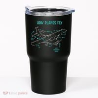 How Planes Fly Airline Pilot Aviation Aircraft Lover Tumbler thumb 0