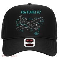 How Planes Fly Airline Pilot Aviation Aircraft Lover Hat thumb 0