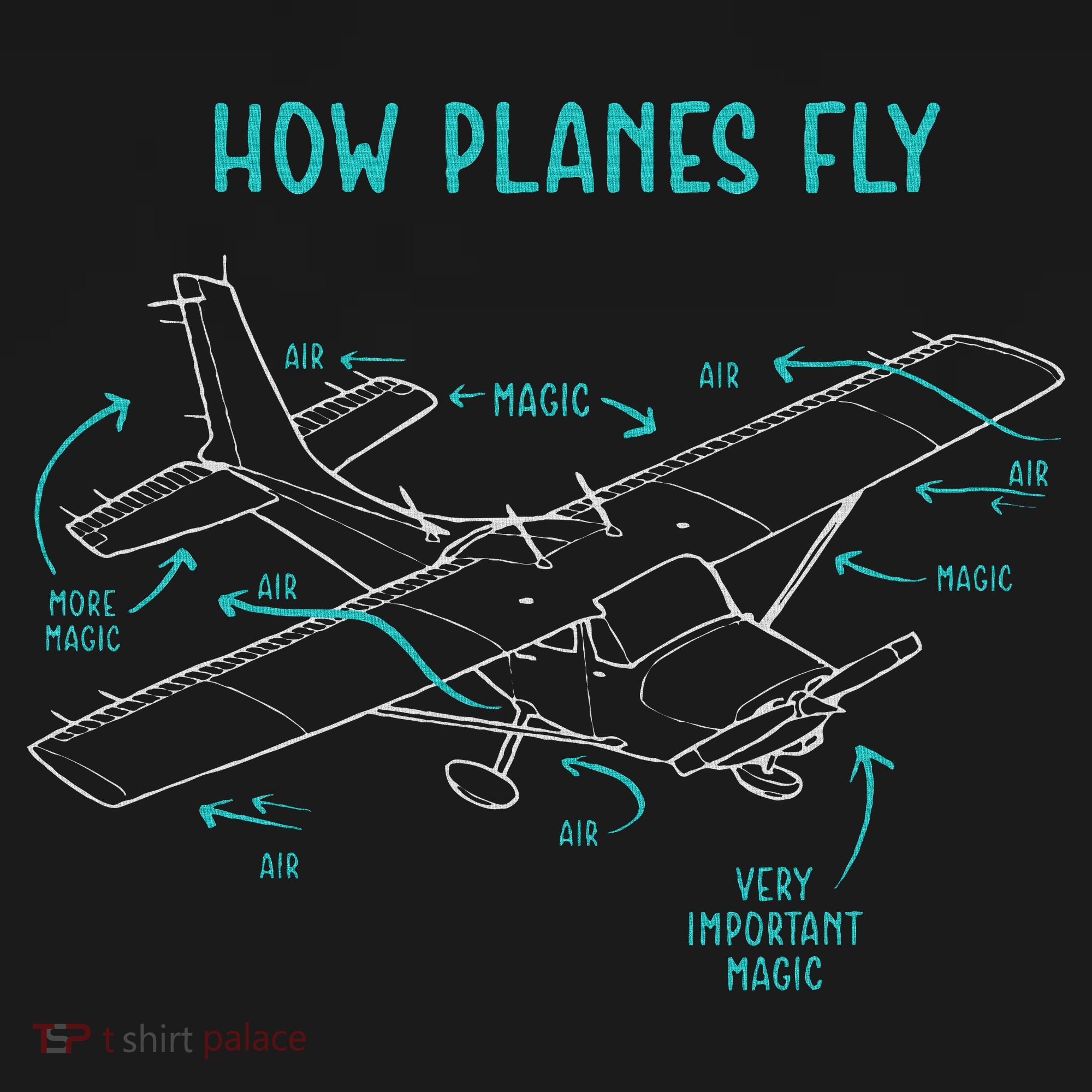 How Planes Fly Airline Pilot Aviation Aircraft Lover Toddler Hoodie