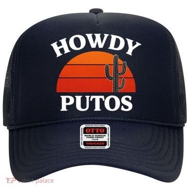 Howdy Putos Funny Cactus Retro Vintage Hat