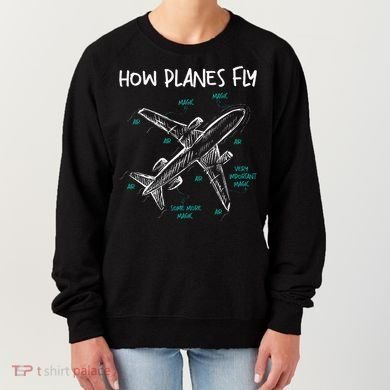 How Planes Fly Aerospace Engineer Aeronautical Engineering Women's Sweatshirt