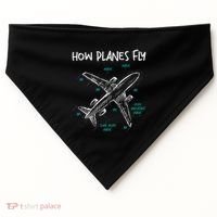 How Planes Fly Aerospace Engineer Aeronautical Engineering USA-Made Doggie Bandana thumb 0
