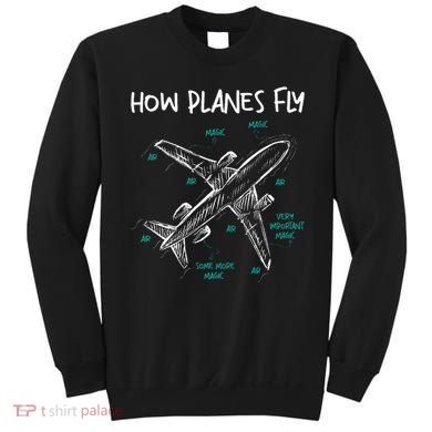 How Planes Fly Aerospace Engineer Aeronautical Engineering Sweatshirt