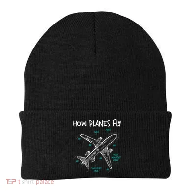 How Planes Fly Aerospace Engineer Aeronautical Engineering Beanie