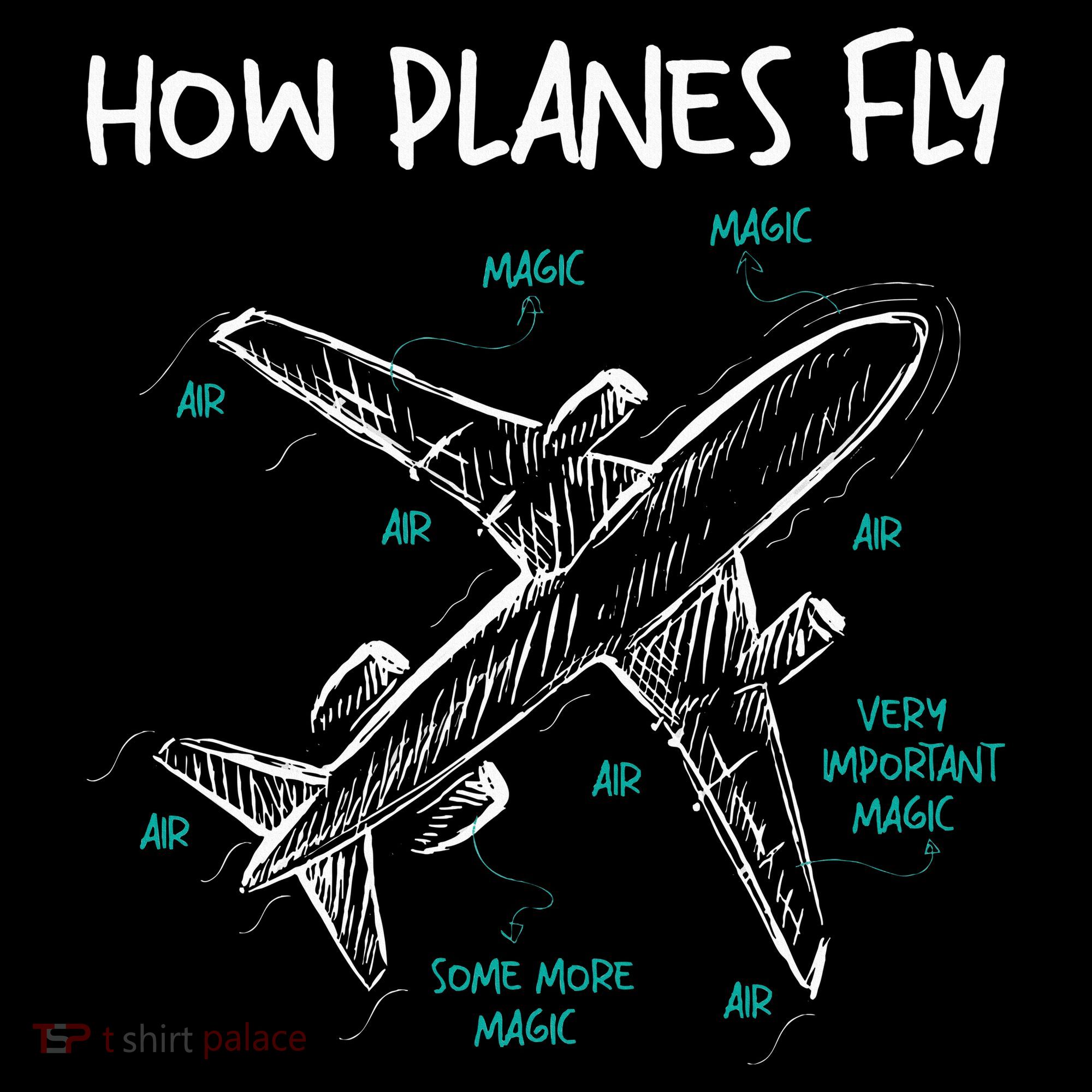 How Planes Fly Aerospace Engineer Aeronautical Engineering Women's Tank Top
