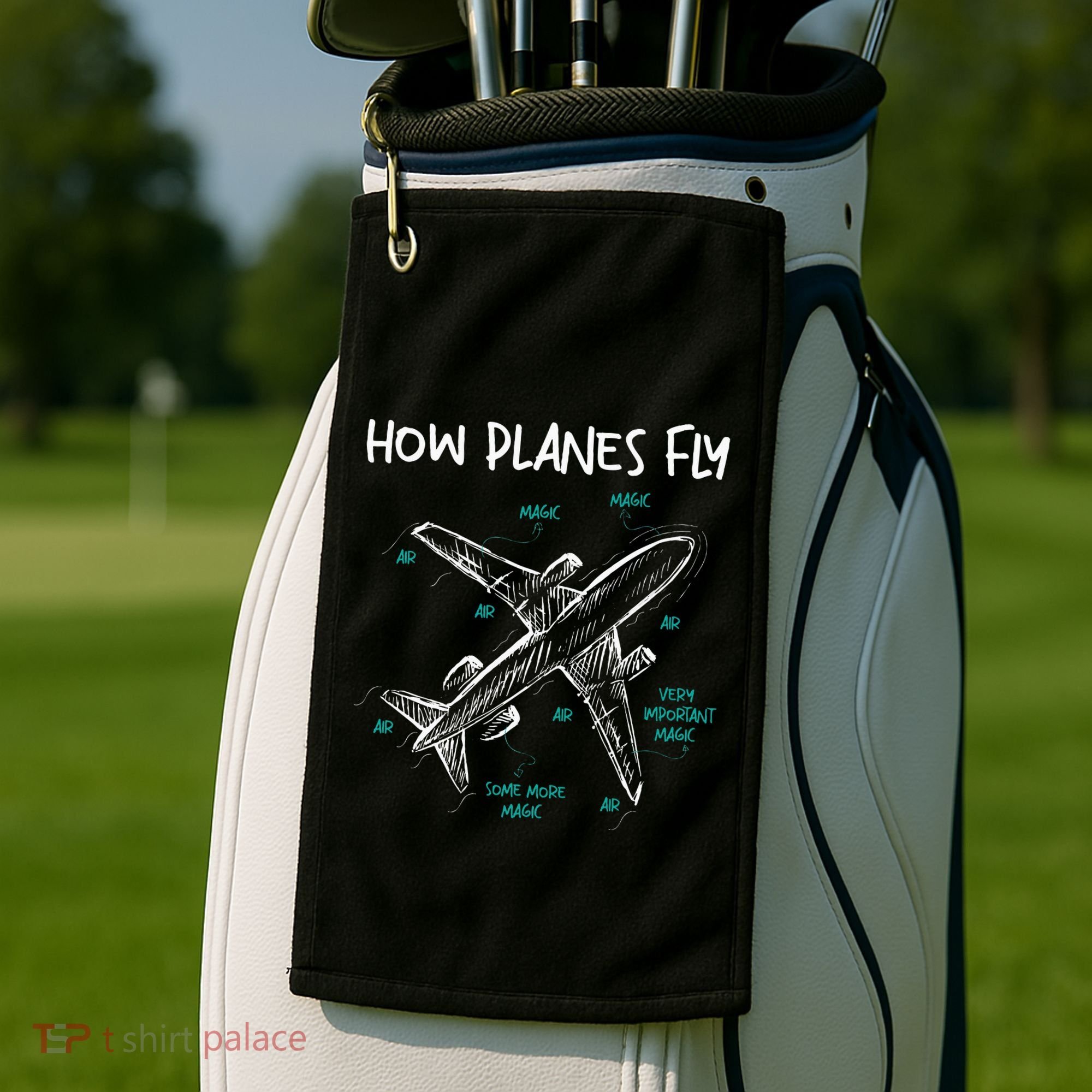 How Planes Fly Aerospace Engineer Aeronautical Engineering Golf Towel