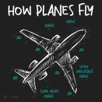 How Planes Fly Aerospace Engineer Aeronautical Engineering Golf Towel thumb 3